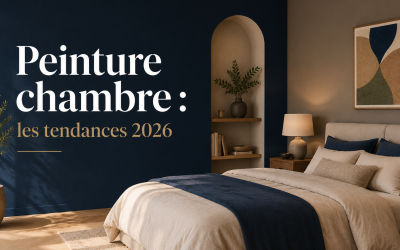 Peinture chambre tendance 2026 : couleurs apaisantes et finitions à choisir à Bordeaux
